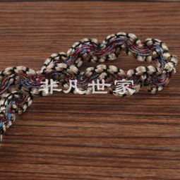 金银丝波浪涤纶花边 义乌国际商贸城中的非凡工艺